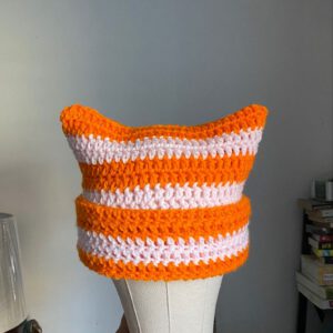 crochet cat beanie